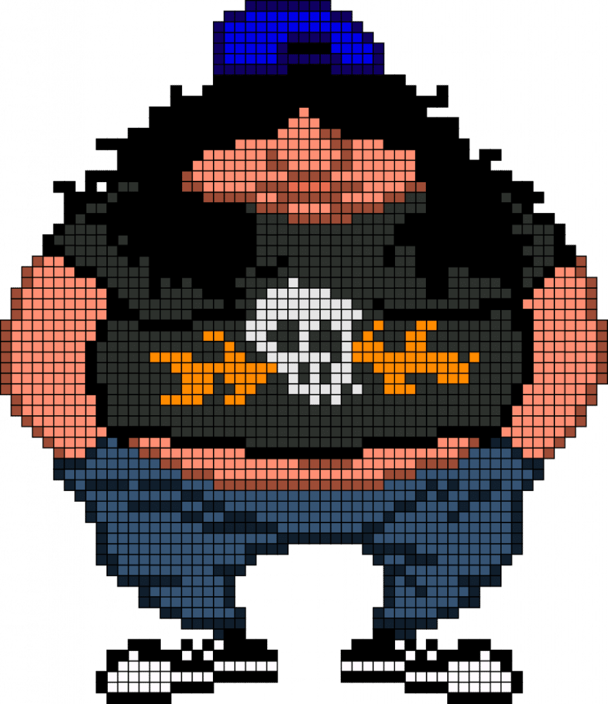 Día del tentáculo Hoagie Hama Perler