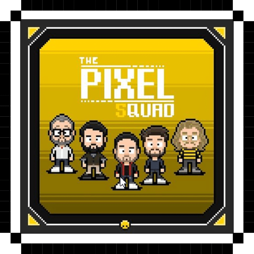 The pixel squad en pixel art