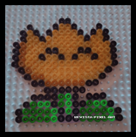 Pasos en la creación de pixel art con hama beads
