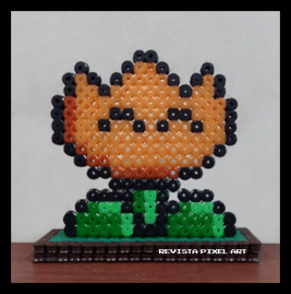 Figura final ya planchada de Hama Beads